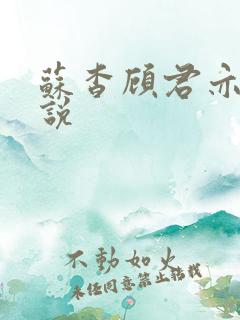 苏杳顾君亦的小说