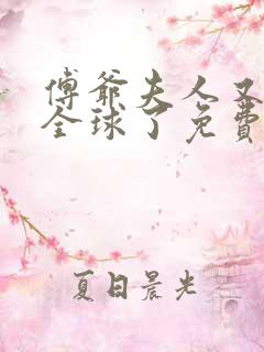 傅爷夫人又惊艳全球了免费看全文