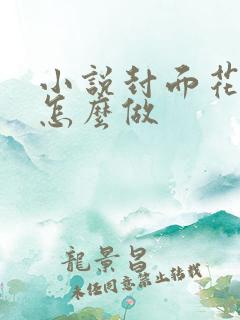 小说封面花体字怎么做