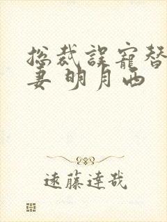 总裁误宠替身甜妻 明月西