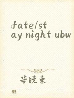 fate/stay night ubw第一季
