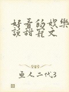 好看的娱乐圈小说甜宠文