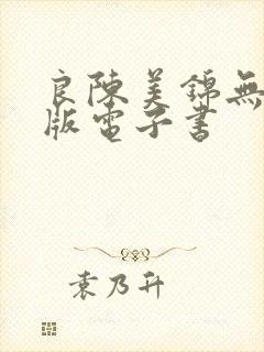 良陈美锦无删减版电子书