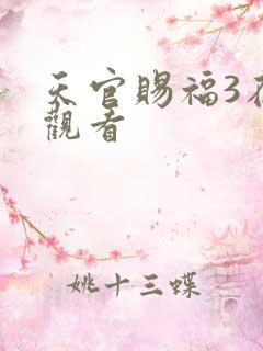 天官赐福3在线观看