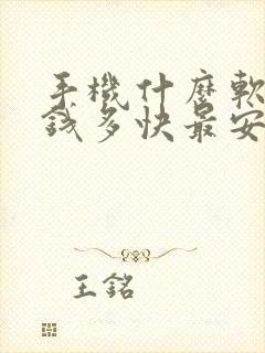 手机什么软件赚钱多快最安全