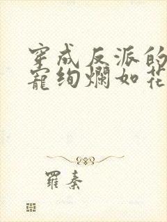 穿成反派的心尖宠绚烂如花