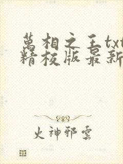 万相之王txt精校版最新章节