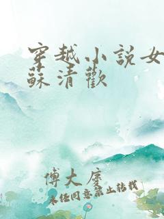 穿越小说女主叫苏清欢