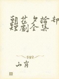 朝花夕拾却已迟短剧全集