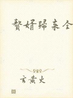 赘婿归来全集