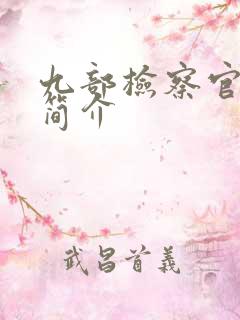 九部检察官剧情简介