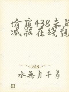 偷窥438未删减版在线观看