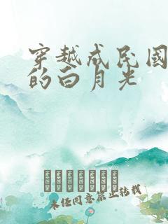 穿越成民国大佬的白月光