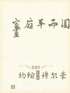 家庭平面图怎么画