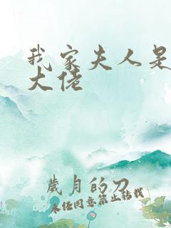 我家夫人是神级大佬