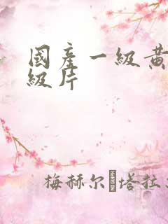 国产一级黄色一级片