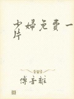 少妇免费一级淫片