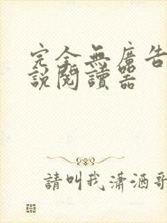 完全无广告的小说阅读器