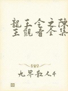 龙王令之陈平殿主观看全集