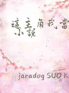 这主角我当不了 小说