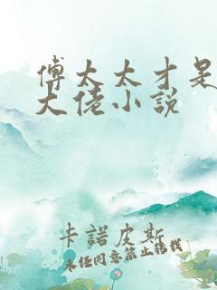 傅太太才是玄学大佬小说