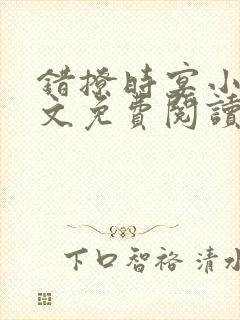 错撩时宴小说全文免费阅读无弹窗