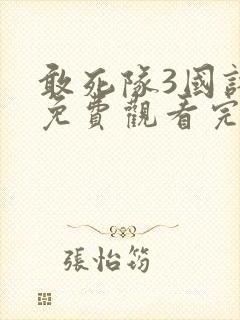 敢死队3国语版免费观看完整版
