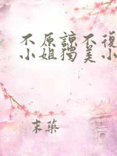 不原谅不复合苏小姐独美小说第一部