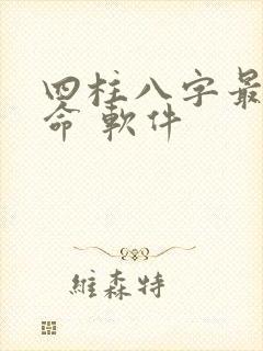 四柱八字最准算命 软件