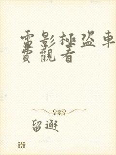 电影极盗车神免费观看