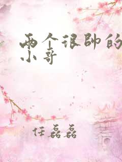 两个很帅的外卖小哥