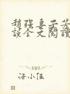 赵强妻子芳姨小说全文阅读