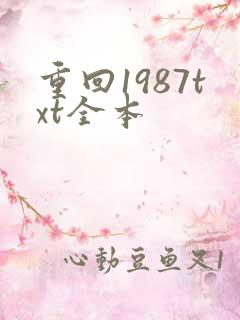 重回1987txt全本