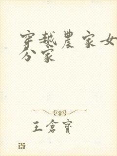 穿越农家女种田分家