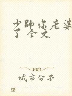 少帅你老婆又跑了 全文