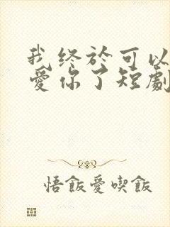 我终于可以不再爱你了短剧大结局