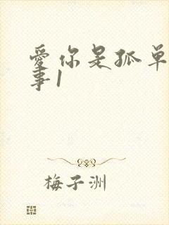 爱你是孤单的心事1