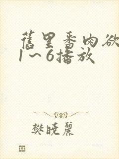 旧里番肉欲艳母1～6播放