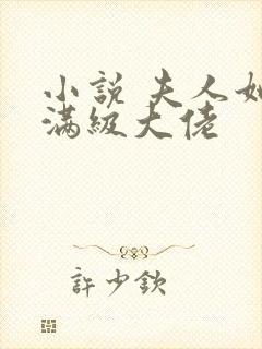 小说 夫人她是满级大佬