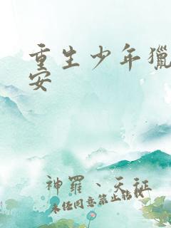 重生少年猎美赵安