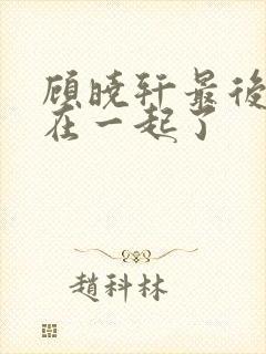 顾晓轩最后和谁在一起了