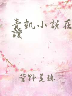 青凯小说在线阅读