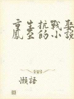 重生抗战娶了于凤至的小说