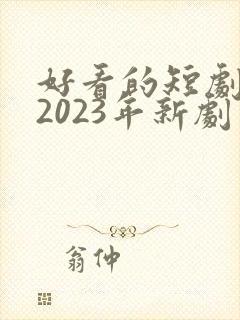 好看的短剧推荐2023年新剧