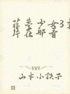 菲梦少女3季正片在哪看