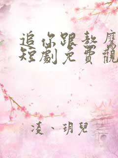 追你跟熬鹰似的短剧免费观看全集