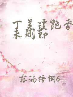丁美琼艳香迷醉未删节