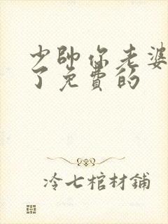 少帅你老婆又跑了免费的