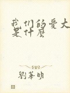 我们的爱大结局是什么