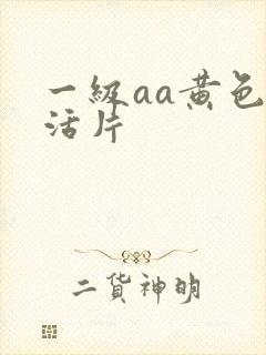 一级aa黄色生活片